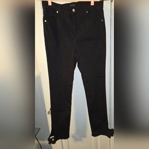 Karen Kane Black Denim Pants Size 14 Measurements Like a Size 12